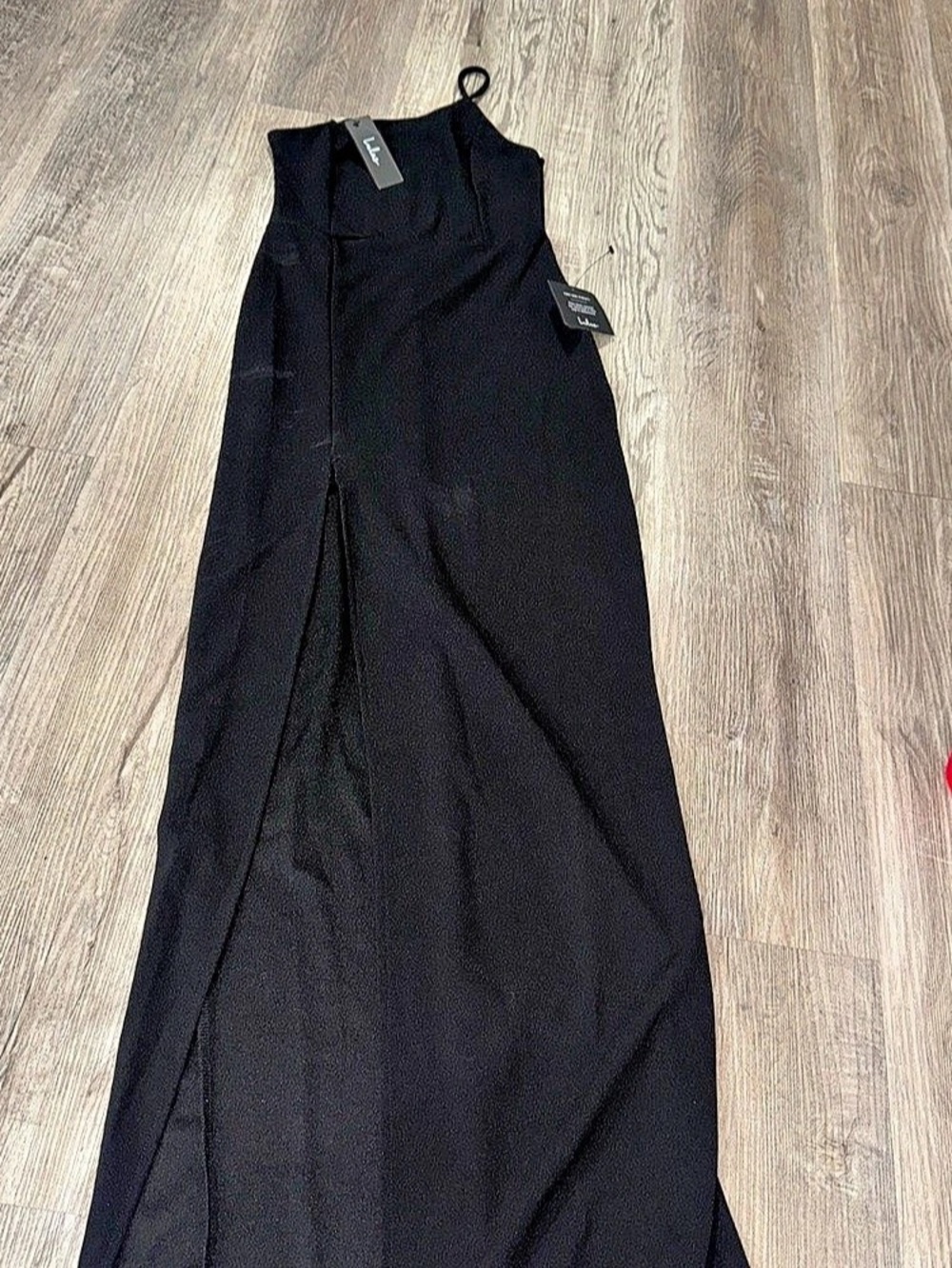 Lulus Good Times Only Black One-Shoulder Maxi Dress Medium